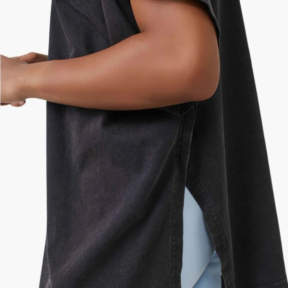 FP Movement by Free People Black Short Sleeve Tee